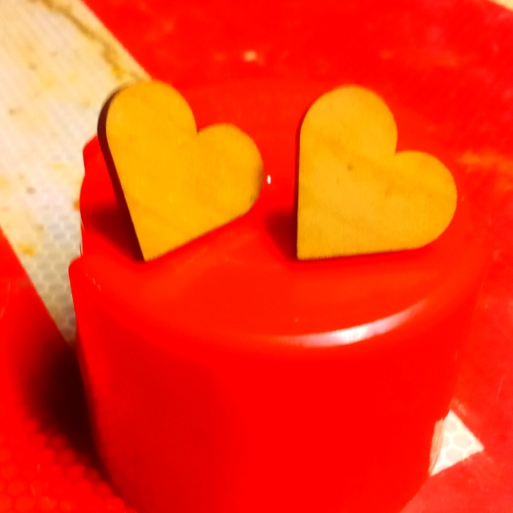 Wooden earrings